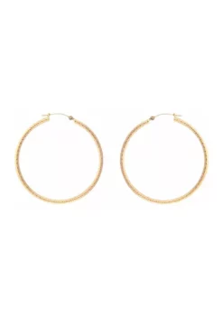 Wholesale ✔️ Hoop Earrings in 14K Yellow Gold by Belk & Co. 🔥