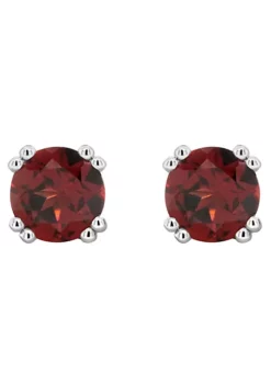 Best deal 😍 Sterling Silver 7mm Round Garnet Stud Earrings by Belk & Co. 👏 -DealsBelk & Co. Store Belk 23843