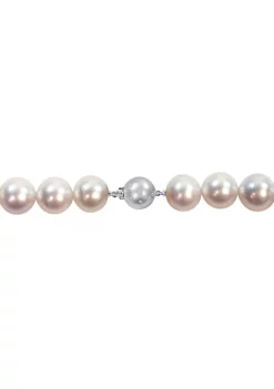 Best reviews of 👍 14-17.3MM South Sea Cultured Pearl Necklace with 14K White Gold Diamond Ball Clasp by Belk & Co. 🔥 -DealsBelk & Co. Store Belk 23866