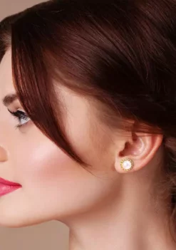 Cheap ๐ 8-8.5mm Cultured Freshwater Pearl Halo Link Stud Earrings in Yellow Plated Sterling Silver by Belk & Co. ๐คฉ 8 Cheap ๐ 8-8.5mm Cultured Freshwater Pearl Halo Link Stud Earrings in Yellow Plated Sterling Silver by Belk & Co. ๐คฉ -DealsBelk & Co. Store Belk 23927