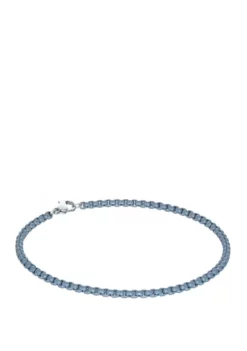 Top 10 ⭐ Gray Acrylic 🧥 Coated Stainless Steel 3 Millimeter Round Box Chain Bracelet by Belk & Co. 💯 -DealsBelk & Co. Store Belk 23953