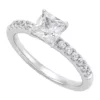 Cheapest 🌟 1.25 ct. t.w. Lab Created Diamond Ring in 14K White Gold by Belk & Co. 🥰
