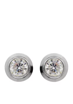 Buy 😉 Created White Sapphire Bezel Earrings by Belk & Co. ✔️ -DealsBelk & Co. Store Belk 2398