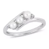 Wholesale 😉 Cultured Freshwater Pearl and Diamond Ring in 10k White Gold by Belk & Co. 😉