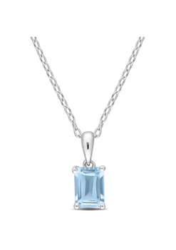 New 😀 1.2 ct. t.g.w. Sky Blue Topaz Solitaire Pendant with Chain in Sterling Silver by Belk & Co. 🌟 11 New 😀 1.2 ct. t.g.w. Sky Blue Topaz Solitaire Pendant with Chain in Sterling Silver by Belk & Co. 🌟 -DealsBelk & Co. Store Belk 24123