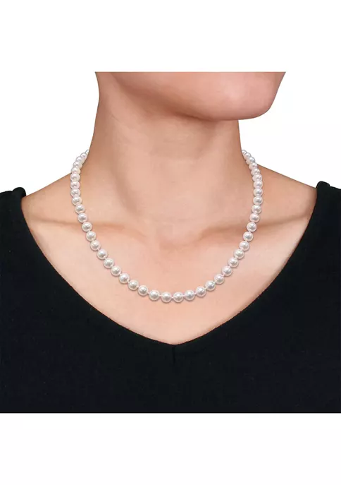 Coupon ๐คฉ 18" 6-6.5MM Japanese Akoya Cultured Pearl Necklace with 14K FE Clasp, AA Quality by Belk & Co. ๐ 2 Coupon ๐คฉ 18" 6-6.5MM Japanese Akoya Cultured Pearl Necklace with 14K FE Clasp, AA Quality by Belk & Co. ๐ - Image 2