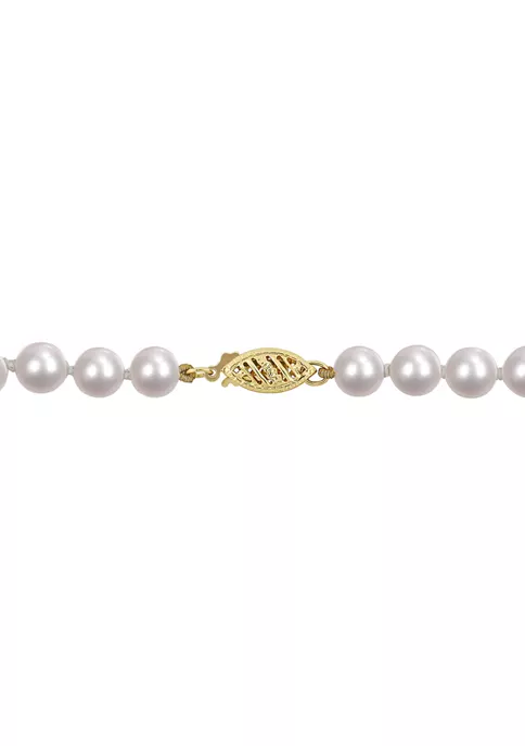 Coupon ๐คฉ 18" 6-6.5MM Japanese Akoya Cultured Pearl Necklace with 14K FE Clasp, AA Quality by Belk & Co. ๐ 4 Coupon ๐คฉ 18" 6-6.5MM Japanese Akoya Cultured Pearl Necklace with 14K FE Clasp, AA Quality by Belk & Co. ๐ - Image 4