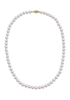 Coupon ๐คฉ 18" 6-6.5MM Japanese Akoya Cultured Pearl Necklace with 14K FE Clasp, AA Quality by Belk & Co. ๐ 10 Coupon ๐คฉ 18" 6-6.5MM Japanese Akoya Cultured Pearl Necklace with 14K FE Clasp, AA Quality by Belk & Co. ๐ -DealsBelk & Co. Store Belk 24149