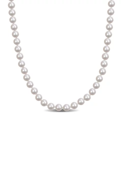 Coupon ๐คฉ 18" 6-6.5MM Japanese Akoya Cultured Pearl Necklace with 14K FE Clasp, AA Quality by Belk & Co. ๐ 6 Coupon ๐คฉ 18" 6-6.5MM Japanese Akoya Cultured Pearl Necklace with 14K FE Clasp, AA Quality by Belk & Co. ๐ - Image 6