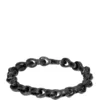 Discount 🌟 Stainless Steel Bracelet with Matte Black IP by Belk & Co. 🎁