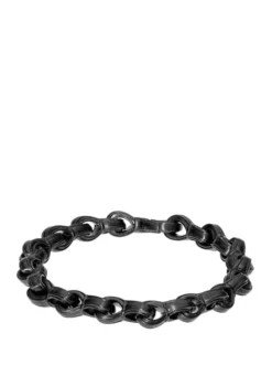 Discount ๐ Stainless Steel Bracelet with Matte Black IP by Belk & Co. ๐