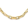 Best deal 👏 14K Yellow Gold Polished Hollow 🔨 Hammered Graduated Link Necklace by Belk & Co. 🌟