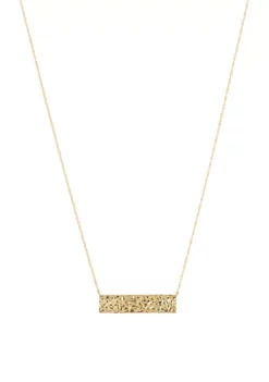 Outlet 😍 10K Bar Necklace with Rope Chain by Belk & Co. 🔥 -DealsBelk & Co. Store Belk 2421