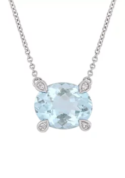 Buy โ๏ธ 2.1 ct. t.w. Aquamarine and 1/10 ct. t.w. Diamond Accent Station Necklace in 10K White Gold by Belk & Co. ๐งจ 7 Buy โ๏ธ 2.1 ct. t.w. Aquamarine and 1/10 ct. t.w. Diamond Accent Station Necklace in 10K White Gold by Belk & Co. ๐งจ -DealsBelk & Co. Store Belk 24223