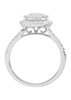 Best Sale 💯 1 ct. t.w. Diamond Engagement Ring in 10K White Gold by Belk & Co. 😀 -DealsBelk & Co. Store Belk 2424