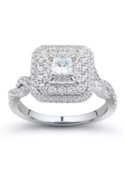 Promo ✔️ 1 ct. t.w. Diamond Ring in 14K White Gold by Belk & Co. 😉