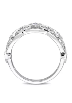 Buy 💯 1/3 ct. t.w. Sapphire and 1/10 ct. t.w. Diamond Ring in 10K White Gold by Belk & Co. 🎁 -DealsBelk & Co. Store Belk 24312