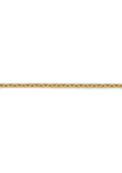 Promo 🛒 Polished Heart Necklace in 14K Yellow Gold by Belk & Co. 💯 -DealsBelk & Co. Store Belk 24347