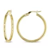 Best deal 🎉 Hoop Earrings in 10K Polished Yellow Gold by Belk & Co. 🌟