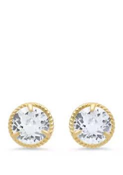 Top 10 🌟 White Topaz Stud Earrings by Belk & Co. 👏 -DealsBelk & Co. Store Belk 24378