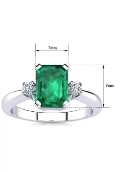 Wholesale ๐ฏ Lab Created 2 1/2cttw Octagon Shape Created Emerald and Diamond Ring In Sterling Silver by Belk & Co. ๐ 10 Wholesale ๐ฏ Lab Created 2 1/2cttw Octagon Shape Created Emerald and Diamond Ring In Sterling Silver by Belk & Co. ๐ -DealsBelk & Co. Store Belk 24387