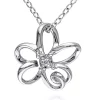 New 🎉 Diamond Flower Pendant in Sterling Silver by Belk & Co. ✔️