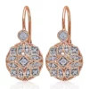 Promo 👍 Diamond Earrings in 14k Rose Gold by Belk & Co. 🧨