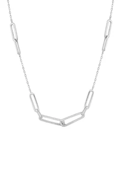 Discount 🔔 1/4 ct. t.w. Diamond Necklace in Sterling Silver by Belk & Co. ❤️