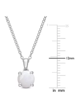 Discount 🥰 4/5 CT TGW Opal Solitaire Pendant with Chain in Sterling Silver by Belk & Co. 🛒 7 Discount 🥰 4/5 CT TGW Opal Solitaire Pendant with Chain in Sterling Silver by Belk & Co. 🛒 -DealsBelk & Co. Store Belk 24499