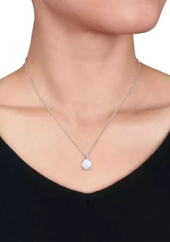 Discount 🥰 4/5 CT TGW Opal Solitaire Pendant with Chain in Sterling Silver by Belk & Co. 🛒 8 Discount 🥰 4/5 CT TGW Opal Solitaire Pendant with Chain in Sterling Silver by Belk & Co. 🛒 -DealsBelk & Co. Store Belk 24500