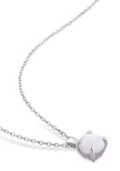 Discount 🥰 4/5 CT TGW Opal Solitaire Pendant with Chain in Sterling Silver by Belk & Co. 🛒 9 Discount 🥰 4/5 CT TGW Opal Solitaire Pendant with Chain in Sterling Silver by Belk & Co. 🛒 -DealsBelk & Co. Store Belk 24501