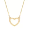 Wholesale 😍 Polished Heart Necklace in 10k Yellow Gold by Belk & Co. 👍