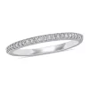 Cheap 👍 1/8 ct. t.w. Diamond Eternity Ring in 14K White Gold by Belk & Co. 🎁