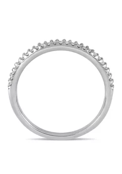Cheap 👍 1/8 ct. t.w. Diamond Eternity Ring in 14K White Gold by Belk & Co. 🎁 -DealsBelk & Co. Store Belk 24529