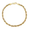 Deals ✔️ Hollow Rope Chain Bracelet in 10K Yellow Gold by Belk & Co. 🤩