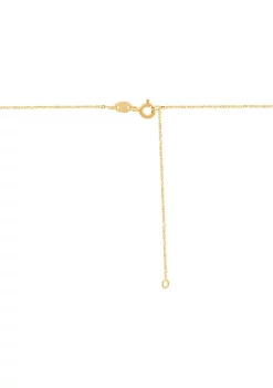 Brand new ⭐ Interlock Paperclip on Cable Chain Necklace in 10K Yellow Gold by Belk & Co. 🥰 -DealsBelk & Co. Store Belk 24562