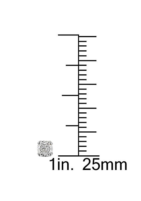 Promo ⭐ 1/5 ct. t.w. Diamond Stud Earrings in 14K White Gold by Belk & Co. 👏 3 Promo ⭐ 1/5 ct. t.w. Diamond Stud Earrings in 14K White Gold by Belk & Co. 👏 - Image 3