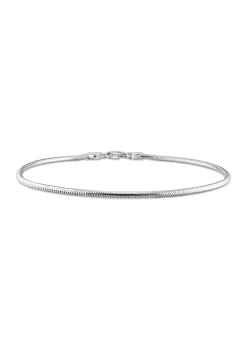 Promo 😀 Sterling Silver 1.9mm Snake Chain Bracelet, 9" by Belk & Co. ✔️ -DealsBelk & Co. Store Belk 24637