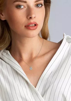 Hot Sale ❤️ Lab Created 4 ct. t.w. Moissanite Solitaire Pendant with Chain in 14k White Gold by Belk & Co. ❤️ -DealsBelk & Co. Store Belk 24677
