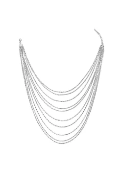 Coupon 🥰 Multi-Strand Chain Necklace in Sterling Silver, 18" by Belk & Co. 🎁 -DealsBelk & Co. Store Belk 24752