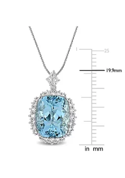 Best Sale ⭐ 14.73 ct. t.g.w. Aquamarine and 1.09 ct. t.w. Diamond Pendant with Chain in 14K White Gold by Belk & Co. 👍 7 Best Sale ⭐ 14.73 ct. t.g.w. Aquamarine and 1.09 ct. t.w. Diamond Pendant with Chain in 14K White Gold by Belk & Co. 👍 -DealsBelk & Co. Store Belk 24813