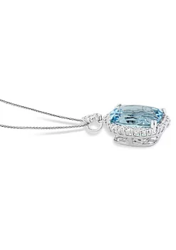 Best Sale ⭐ 14.73 ct. t.g.w. Aquamarine and 1.09 ct. t.w. Diamond Pendant with Chain in 14K White Gold by Belk & Co. 👍 8 Best Sale ⭐ 14.73 ct. t.g.w. Aquamarine and 1.09 ct. t.w. Diamond Pendant with Chain in 14K White Gold by Belk & Co. 👍 -DealsBelk & Co. Store Belk 24814