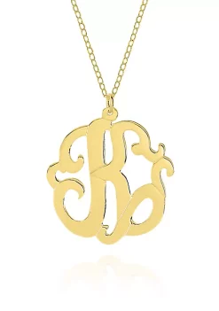 Budget ๐ 10k Yellow Gold K Monogram Necklace by Belk & Co. ๐