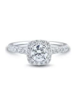 Flash Sale 👏 Grown With Love 1.25 ct. t.w. Lab Created Diamond Cluster Ring in 14k White Gold by Belk & Co. 🎁 -DealsBelk & Co. Store Belk 24901