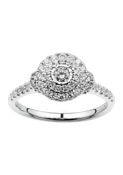 Buy ✨ 1/2 ct. t.w. Diamond Ring in 10K White Gold by Belk & Co. 😀