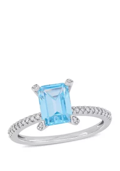 Buy ๐ 2 ct. t.w. Blue Topaz and 1/10 ct. t.w. Diamond Ring in 10k White Gold by Belk & Co. โญ 9 Buy ๐ 2 ct. t.w. Blue Topaz and 1/10 ct. t.w. Diamond Ring in 10k White Gold by Belk & Co. โญ -DealsBelk & Co. Store Belk 24919