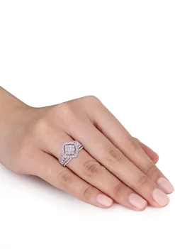 Deals ๐ฏ 1/4 ct. t.w. Diamond Halo Bridal Set in Sterling Silver by Belk & Co. ๐ฅฐ 6 Deals ๐ฏ 1/4 ct. t.w. Diamond Halo Bridal Set in Sterling Silver by Belk & Co. ๐ฅฐ -DealsBelk & Co. Store Belk 24931