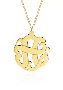 Flash Sale 🌟 10k Yellow Gold A Monogram Necklace by Belk & Co. 😍 -DealsBelk & Co. Store Belk 24949