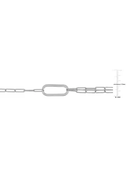 Cheap 🌟 Paperclip Chain Necklace in Sterling Silver, 37" by Belk & Co. 🛒 -DealsBelk & Co. Store Belk 24975