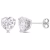 Best Pirce 💯 4.37 CT TGW White Topaz Post Earrings Silver by Belk & Co. ⌛